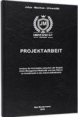 Projektarbeit drucken Standard Hardcover