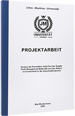Projektarbeit drucken Klebebindung