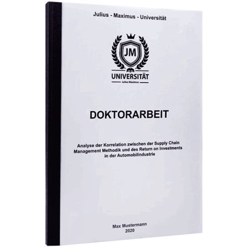 Leather bound dissertation image