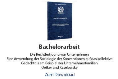 Bachelorarbeit Beispiel Soziologie