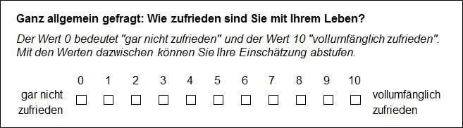 Umfrage erstellen Verhältnisskala