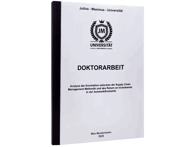 Doktorarbeit binden Klebebindung schwarzDoktorarbeit binden Klebebindung schwarz