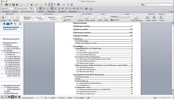 Inhaltsverzeichnis-Word-Beispiel-Mac