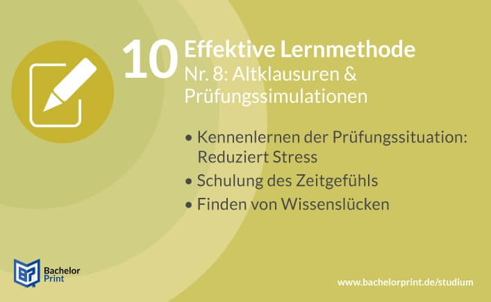 Effektive Lernmethode Altklausuren