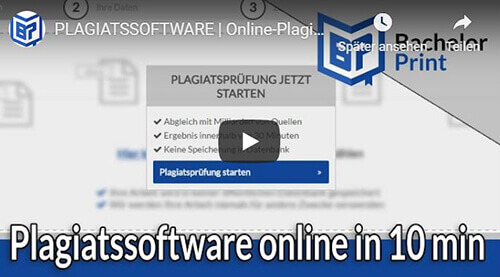 Plagiatssoftware Erklärung Überblick