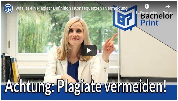 Was ist ein Plagiat Video Tutorial.