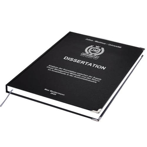 Dissertation binden Standard Hardcover