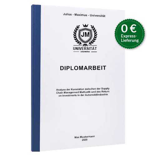Diplomarbeit drucken Klebebindung