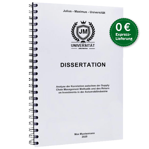 Dissertation drucken online Spiralbindung BachelorPrint