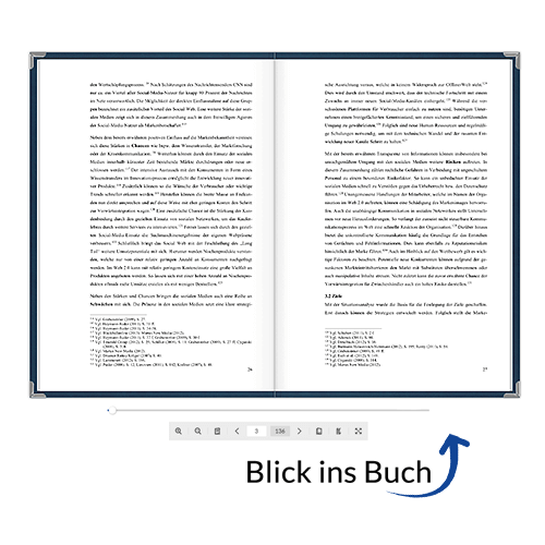 Facharbeit binden Hardcover Premium Blick ins Buch