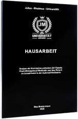 Hausarbeit drucken Magazinbindung Tabelle