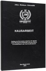 Hausarbeit drucken Standard Hardcover Tabelle