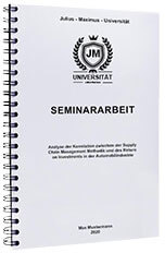 Seminararbeit Spiralbindung Tabelle