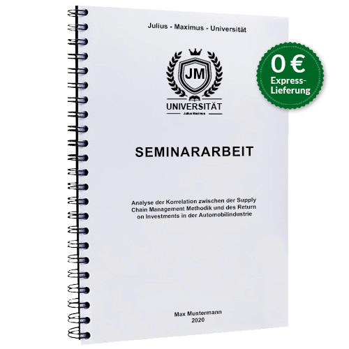 Seminararbeit binden Spiralbindung stehend