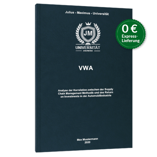 VWA binden lassen Premium Hardcover Bindung