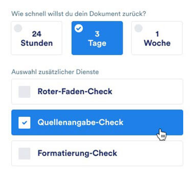 Englisch Korrektur Dienstleistung wählen