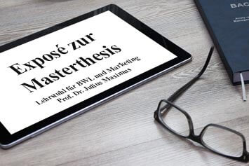 Gliederung Aufbau Bachelorarbeit Exposé schreiben Beispiel