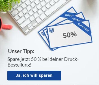 Copyshop Wien 50 Prozent sparen