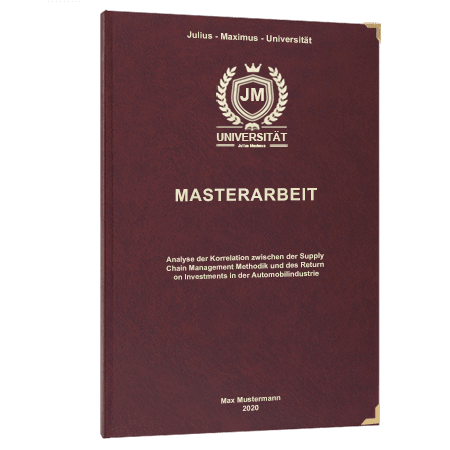 Masterarbeit binden Wien