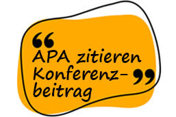 Konferenzbeitrag-APA-zitieren-Definition