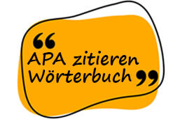 Wörterbuch-APA-zitieren-Definition