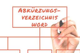 Abkürzungsverzeichnis Word-Definition