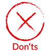 Deckblatt Don´ts