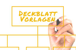 Deckblatt Vorlagen Definition