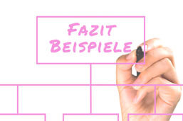 Fazit Beispiele-Definition