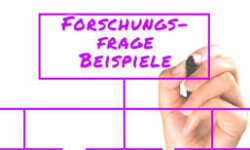 Forschungsfrage Beispiele-Definition