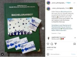 Bachelorarbeit kostenlos Drucken & Binden Platz 1