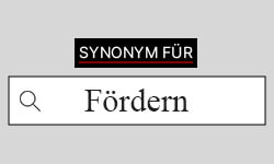 Fördern Synonyme-01