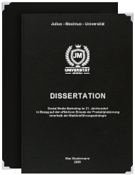 Hardcover Bindung Dissertation