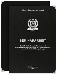 Hardcover Bindung Seminararbeit