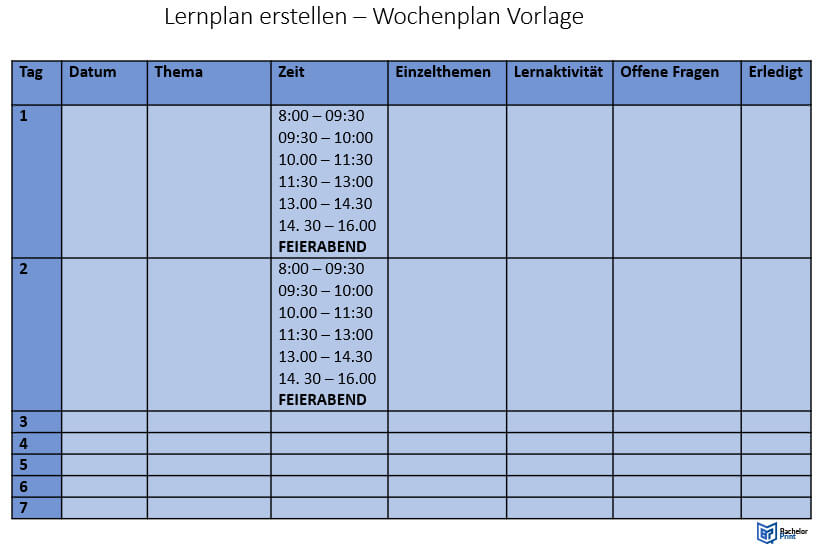 Lernplan-erstellen-Wochenplan-Vorlage